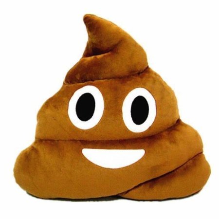 Poop Poo polštářek (18 cm) - Barva: Fialová