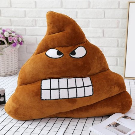 Poop Poo polštářek (18 cm) - Barva: Fialová
