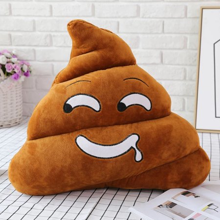 Poop Poo polštářek (18 cm) - Barva: Fialová