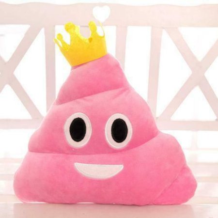 Poop Poo polštářek (18 cm) - Barva: Fialová