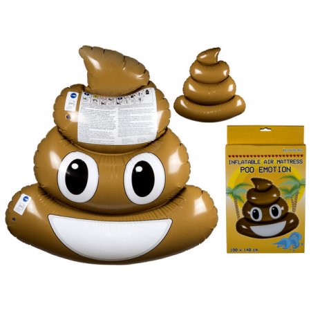 Poop Emoji nafukovací lehátko