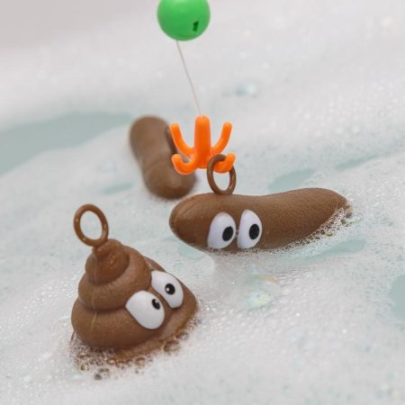 Dětská koupelnová hra "Fishing and Poops"
