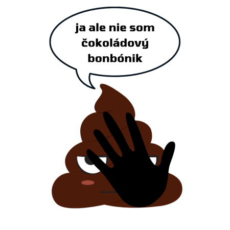 Shitstore tričko: čokoládový bonbónik