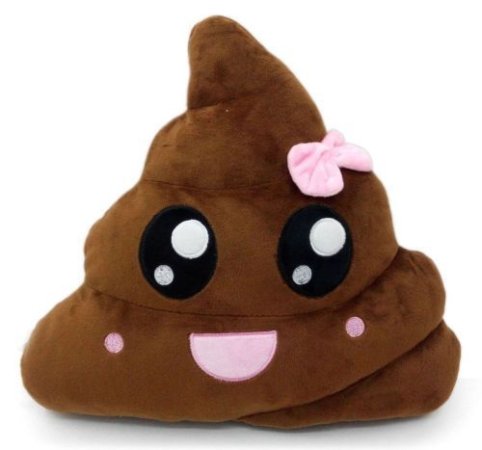 Poop Poo polštářek (18 cm) - Barva: Fialová