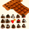 Silikonová forma na pralinky Emoji Poop