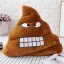 Poop Poo polštářek (18 cm) - Barva: Fialová