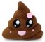 Poop Poo polštářek (18 cm) - Barva: Fialová